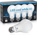 Great Eagle A19 Led Light Bulb, 9w (60w Equivalent), Ul Listed, 4000k Cool White. Fixed Price $17.20.