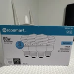 Ecosmart 13w Twist A19 Cfl Daylight 900lm Non-dimmable Light Bulbs 4 Pack. Fixed Price $9.00.