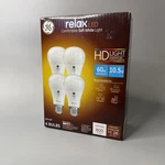 Ge Relax Led Soft White Hd Light Bulb 10.5w Equiv 60w 800 Lumen 4pk. Fixed Price $12.23.