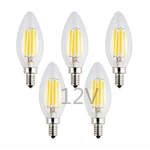 12v/24v Dc Led Candle Bulb, Dimmable With 12v Dimmer, 4w 400lm, 2700k Warm.... Fixed Price $40.82.