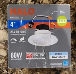 Halo Lt 4 In. 5000k Integrated Led White Recessed Light Retrofit Trim. Fixed Price $11.75.