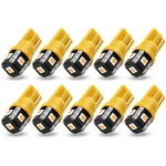 Phinlion 194 Led Light Bulb Amber Yellow 168 2827 W5w T10 Wedge 5smd 3030 Chi.... Fixed Price $14.59.