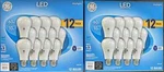 24 Bulbs Ge Daylight Led Light 10w Replacement 60w General Purpose Dimmable A19. Fixed Price $32.99.