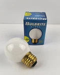 New Bulbrite 60w G16 White Globe Bulb 125v 60g16ewh #310260 L2. Fixed Price $9.99.