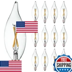 Fannis 12-pack Flame Tip C32 2w (10-20w Eq) Filament Led Bulb 2200k 2700k 5000k. Fixed Price $47.45.