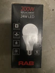 New Rab A21-17-e26-850-nd 120/277v 17w 5000k 2050lumens. Fixed Price $19.99.