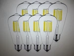 Yansun St64 Edison Led Light Bulb In Warm White 2700k 8pk. Fixed Price $28.45.