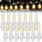 Meonum 14-pack S14 Bulbs For Outdoor String Lights, 1.7w Dimmable Led Rep.... Fixed Price $22.95.