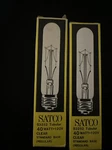 2 Satco S3252 Tubular 49 Watt-120v Clear. Fixed Price $5.00.