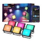 Govee Rgbic Led Smart Wifi Flood Lights 6 Pack Color Changing, App Control, New. Fixed Price $92.95.
