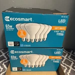 Eco-smart 65w-9w Dimmable Led Soft White Light Bulb Br30 6-pack (lot Of 2)new. Fixed Price $16.00.