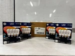 Qty 16 Ge Led Lightbulb 6w (40 Watts) Soft White A19 Dimmable 480 Lumens. Fixed Price $38.40.