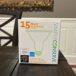 New Simply Conserve 120-watt Soft White Dimmable Led Flood Bulb Lpar38d15w-27k. Fixed Price $2.98.