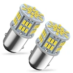 Melphan-auto 1157 Led Brake Light Bulb, 12v-24v Bay15d 2pcs, White. Fixed Price $11.48.