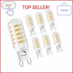 Ssqy G9 Led Bulbs Dimmable 4w Replace 40w Halogen Equivalent,4000k Natural White. Fixed Price $19.99.