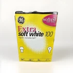 4pk Vintage Collectible Old Style Ge Extra Soft White 100 Watt Light Bulbs A19. Fixed Price $27.98.