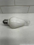 Vintage Sylvania 25w Chimney Light Bulb Spun Satin / Clear Standard Base Tested. Fixed Price $14.51.