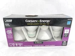 Feit R30 Reflector Conserv Energy 65w No440076 Replacement Light Bulbs 4 Pack. Fixed Price $20.16.