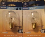 2 Westinghouse 40w Intermediate Base Dimmable Accent Lights. Fixed Price $8.00.