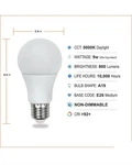Eco Smart 60watt Equivalent A19 Non-dimmable Cec Led Light Bulb Daylight 6-pack. Fixed Price $16.50.