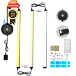 Thlifure Black Plug In Under Cabinet Light Bar With Motion Sensor, 1ft,. Fixed Price $42.99.