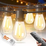 Addlon 50ft Led Outdoor String Lights With Edison Shatterproof Bulbs. Fixed Price $34.79.