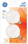 2-pack 40-watt 2-inch White Globe Light Bulbs - Pack Of 6. Fixed Price $30.23.