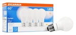 Sylvania Led Light Bulb, 60w Equivalent A19, 4 Count (pack Of 1), Daylight. Fixed Price $12.26.