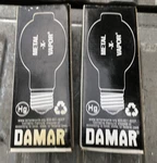 Lot Of 2 Damar 150w Metal X Vapor Light Bulbs Bt28 Clear 4000k 21857c. Fixed Price $14.55.