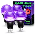 Fulighture A19 Led Black Light Bulbs 4-pack For Glow Parties & Uv Reactive. Fixed Price $36.76.