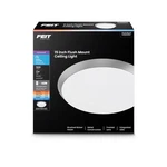 Feit 15"x15"x10.5" Matte Black Led Flush Mount Ceiling Fixture. Fixed Price $73.44.