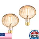 Sd Lux Vintage Led Edison G40 Globe Bulbs 6w Dimmable Warm White E26 2-pack. Fixed Price $75.61.