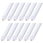 8ft Led Bulbs,12 Pack 96" 45w Fa8 Single Pin Tube Lights 5400lm, 6000k, M.... Fixed Price $219.21.