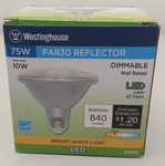 Lot Of 6 Westinghouse Par30 Reflector Dimmable 10w 3000k. Fixed Price $50.00.