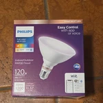 Philips Smart Wi-fi Connected Led Floodlight Light Bulb Dimmable Par38 120w Nob. Fixed Price $10.99.