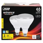 Feit Electric Br40dm/930ca/2 Led, 9.4 W, Br40, Medium Screw (e26), Pk2. Fixed Price $13.75.