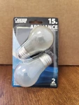 (2-pk) Feit Electric Fan Bulb Bp15a15/2. Fixed Price $2.99.
