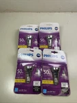 Lot Of 4 Philips 50w Par16l Dimmable Bright White Led Glass Light Bulb. Fixed Price $21.99.