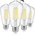 Vintage Led Dimmable Edison Light Bulbs 100w Incandescent Equivalent, 8w 1200lum. Fixed Price $25.60.