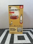 Ge Crystal Clear 40 Watt Chandelier Bulb 12 Pack One Missing Box. Fixed Price $12.50.