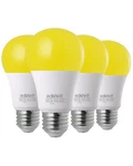 Edishine 4-pack Led Dusk To Dawn Yellow Light Bulbs Automatic On/off 600lm 2000k. Fixed Price $16.99.