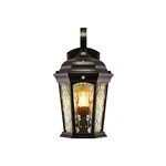 Euri Lighting Efl-130w-md Flickering Flame Lantern, Water Glass, With Integra.... Fixed Price $221.22.