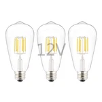 Low Voltage Dc 12v/24v 6w Led Bulb, Edison Style St21(st64) Antique Shape, 12.... Fixed Price $37.10.