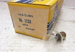 Vintage Automotive Bulb 12 Volt General Electric #1124 Box Of 10 Bulbs Nos. Fixed Price $50.00.