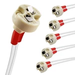 (pack Of 10) Mini Bi-pin Socket Up To 75 Watts Ceramic Body For Led Halogen.... Fixed Price $27.99.