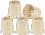Aspen Creative 51006-5, Empire Clip-on Chandelier Lamp Shade Natural Palm 5 Pack. Fixed Price $29.97.