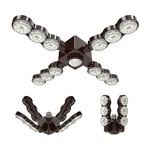 Sansi 60w Led Infrared Sensor Garage Light Folding Wings - Black. Fixed Price $32.54.