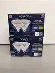 (4 Bulbs) Ge Reveal Led 75w Equiv. 12w Dimmable, Color-enhancing Hd+ Par30 Short. Fixed Price $27.95.