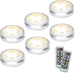 Starxing Puck Lights With Remote, Battery Operated Under 6pk, Natural White. Fixed Price $19.12.