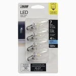 7-watt Equivalent C7 Daylight White Led Night Light Replacement Bulb - 4 Pack. Fixed Price $18.77.